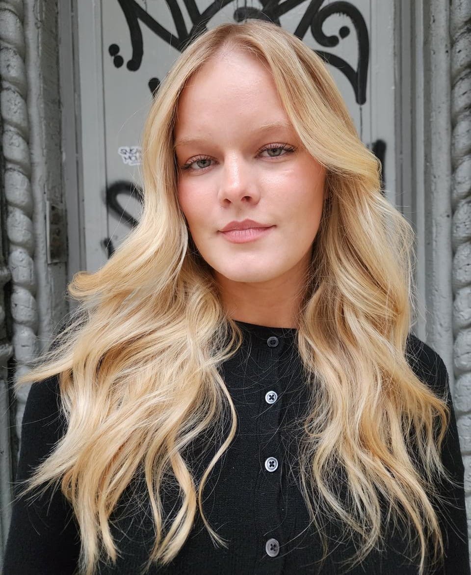 Full head highlights and balayage, Williamsburg Salon