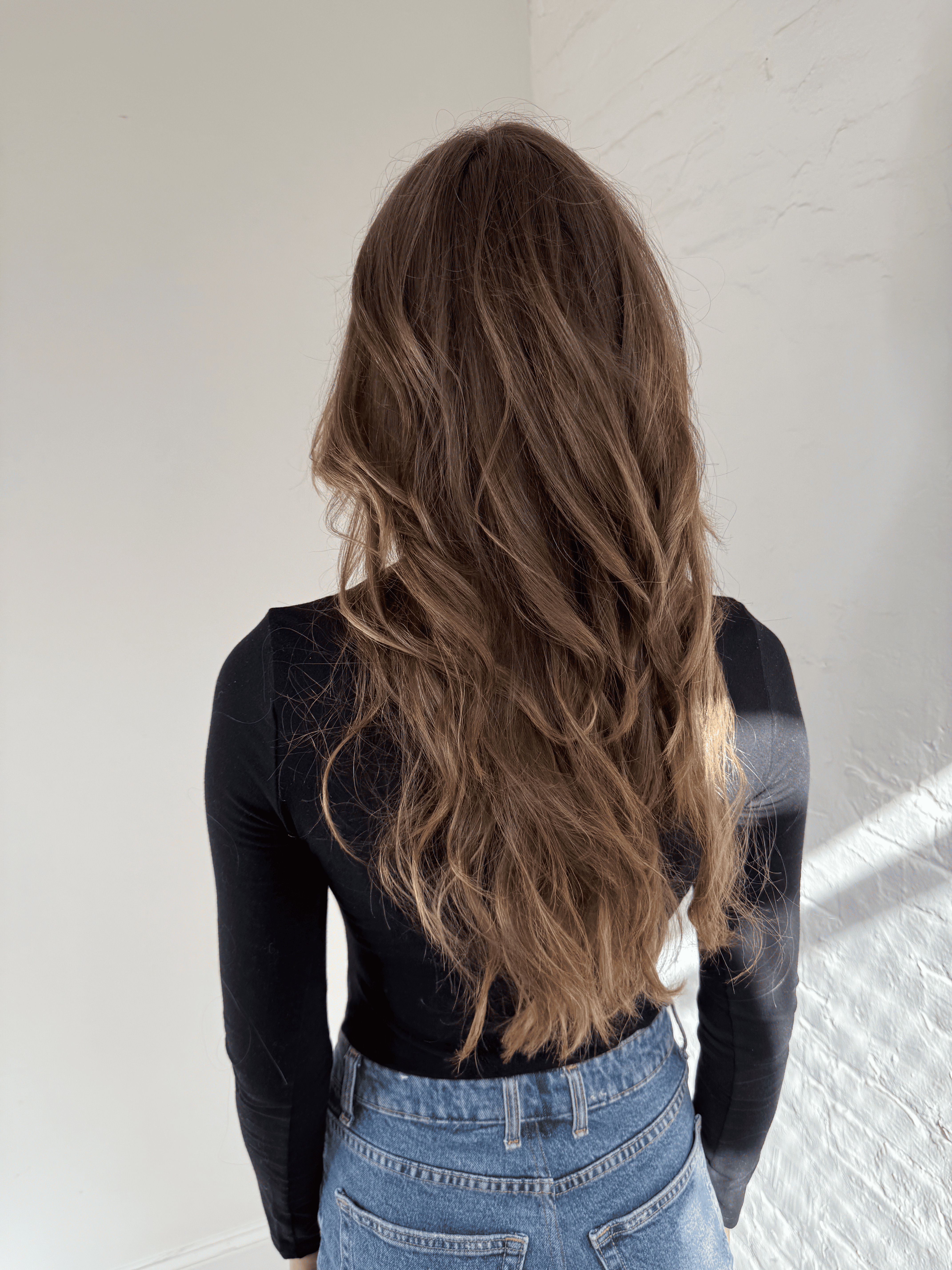 Salon hair look