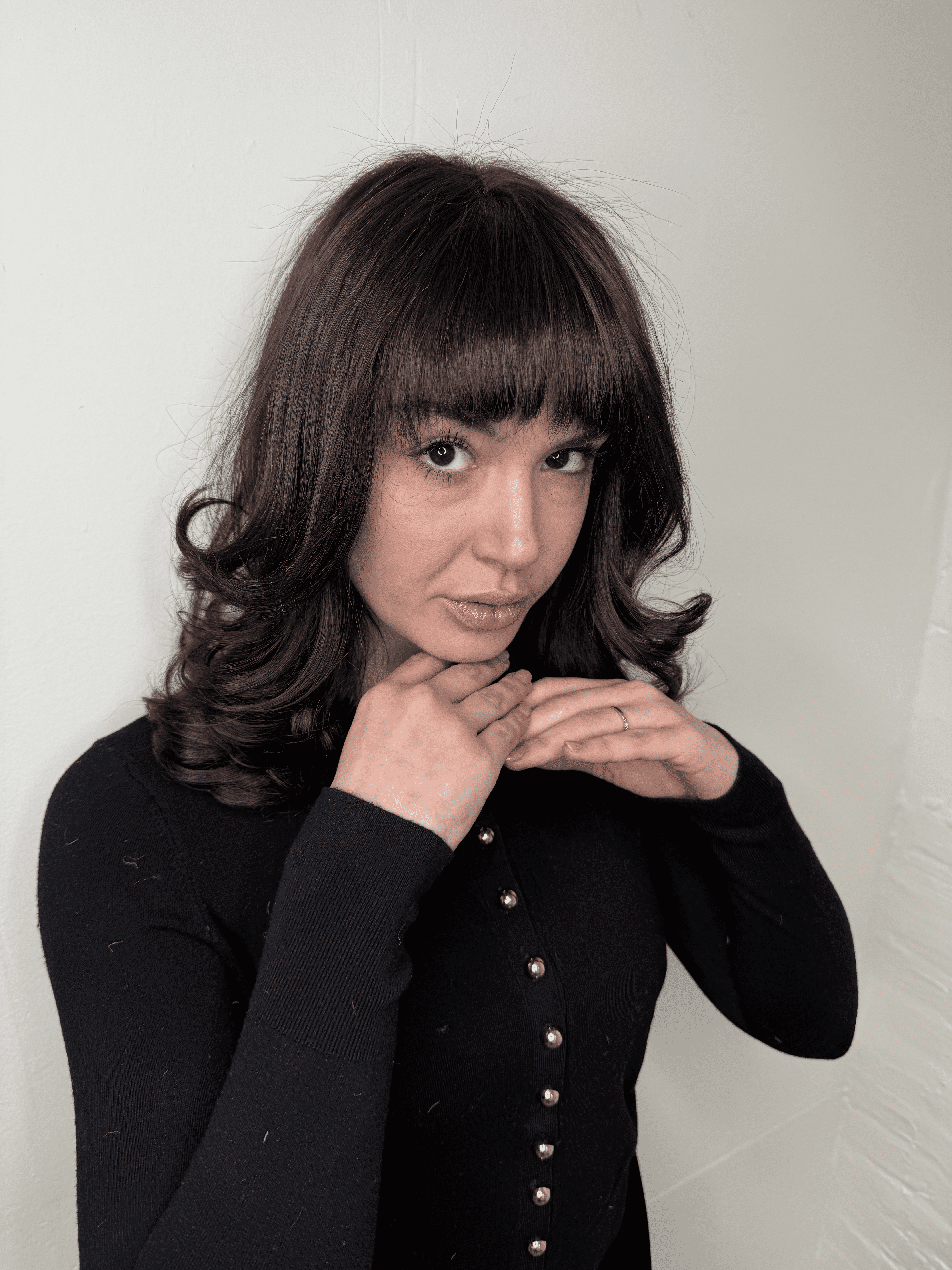 Salon hair look