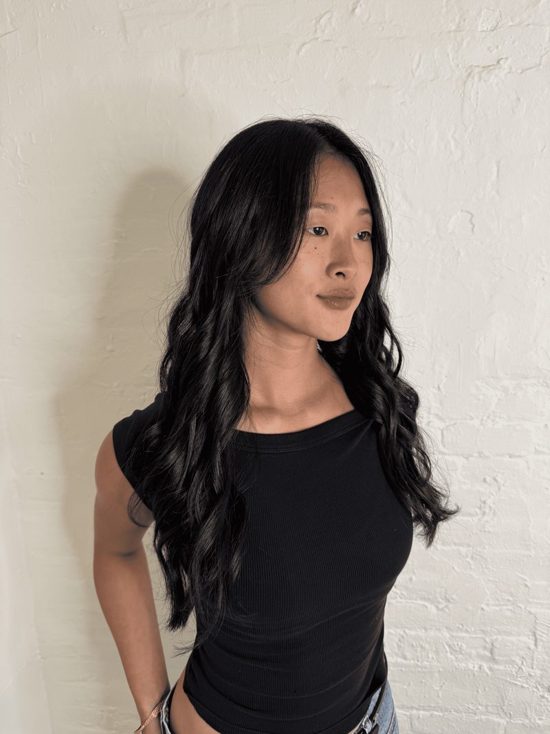 Rich brunette organic color result at Williamsburg Salon in Williamsburg, Brooklyn